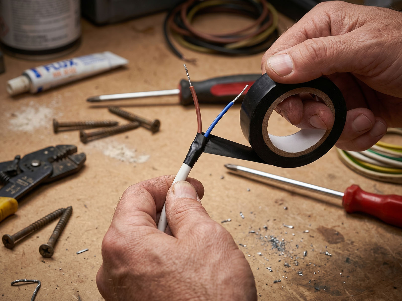 Wizualizacja Taśma izolacyjna 15mm x 0,13mm Czarna 10m 1szt.